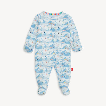 Blue Apres Chic Modal Magnetic Footie