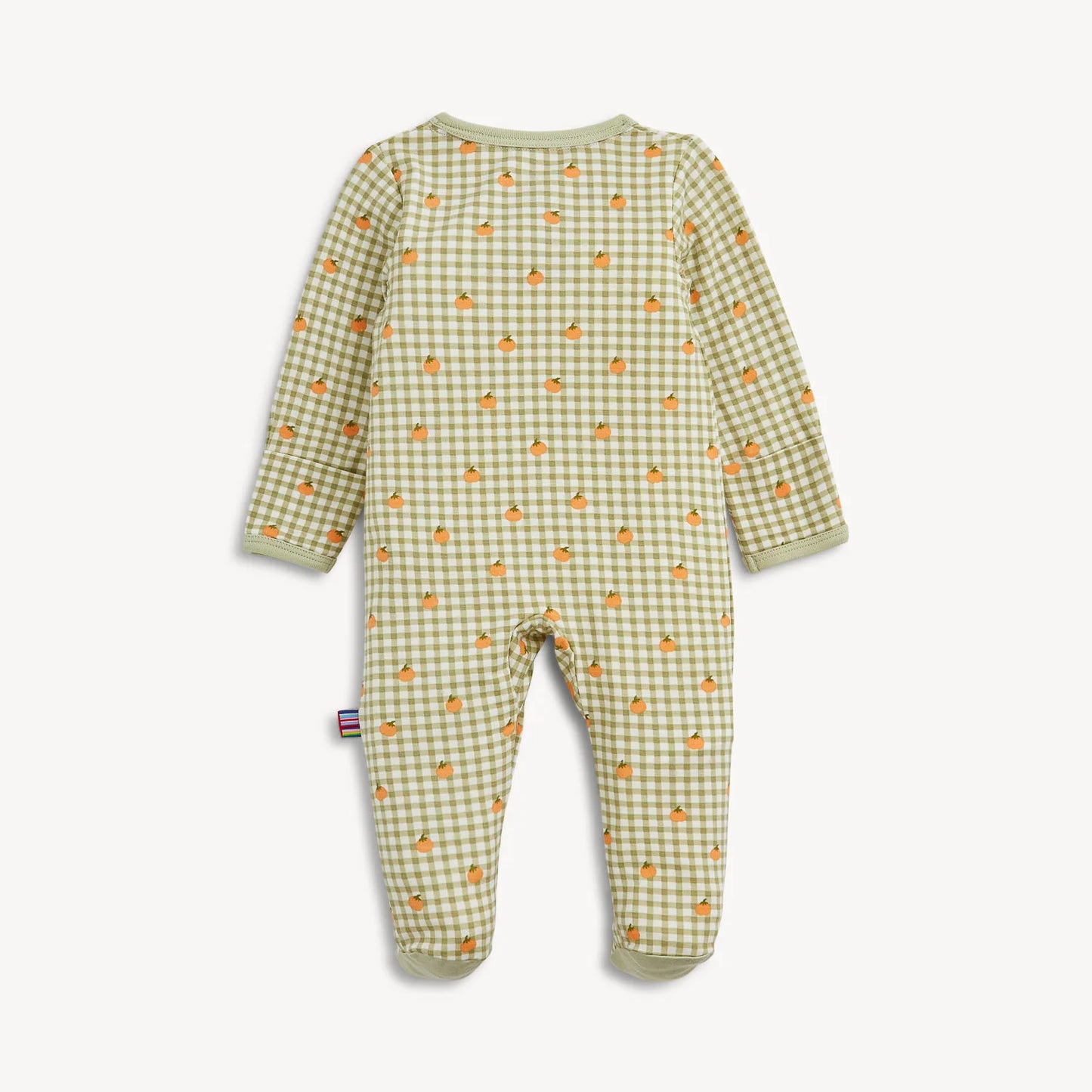Pumpkin Plaid Modal Magnetic Footie