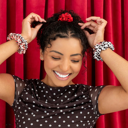 Mickey Mouse Silk Scrunchies