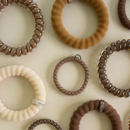 Espresso Yourself Large Nylon Hair Ties