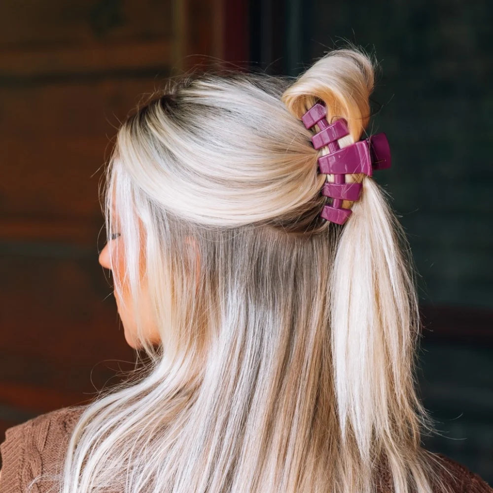 Classic Mulberry Medium Claw Clip