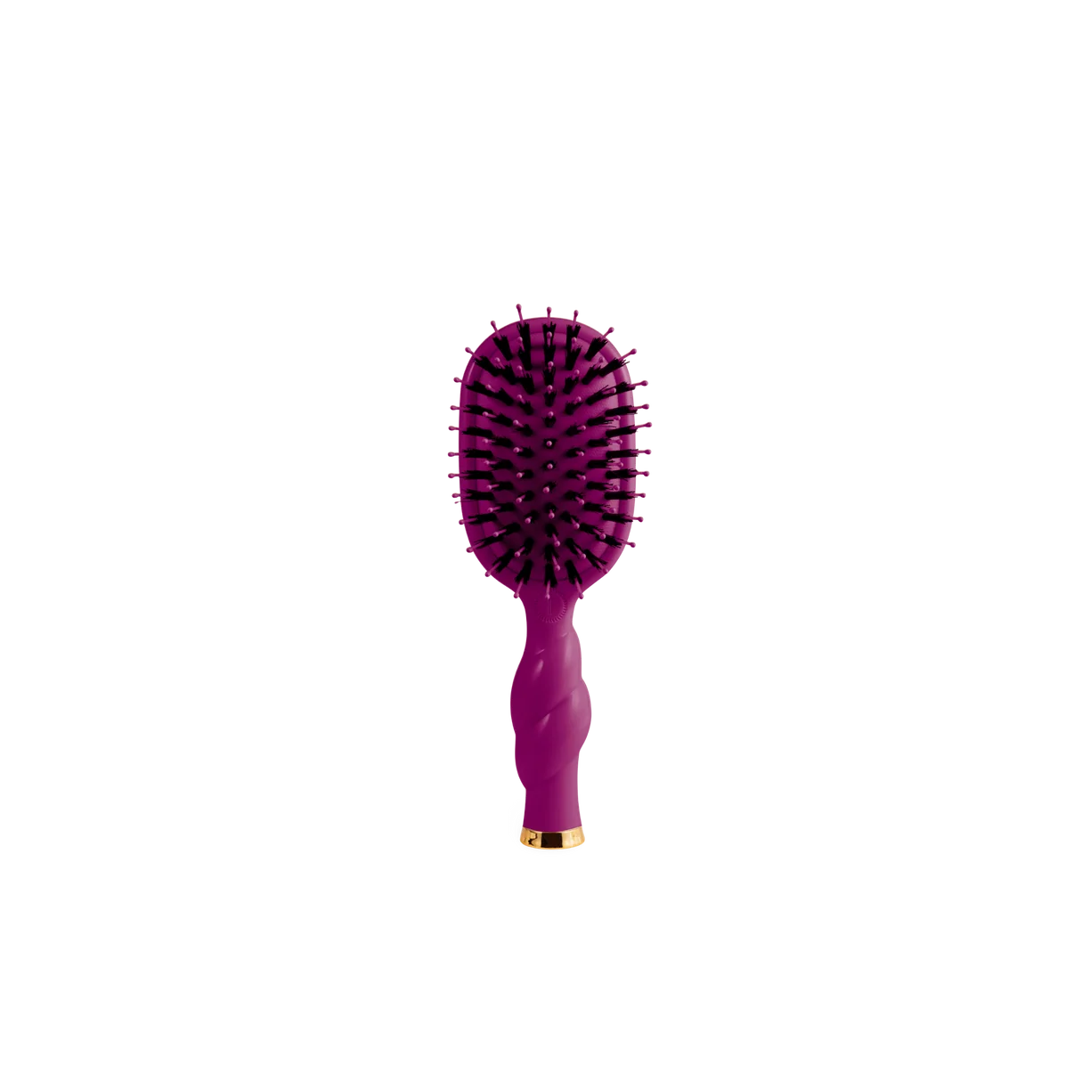 Mini Boar Bristle Hair Brush - Mulberry