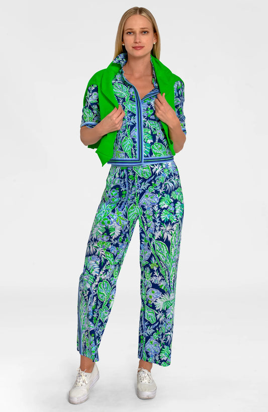 Effortless Pant - Vintage Vines Navy