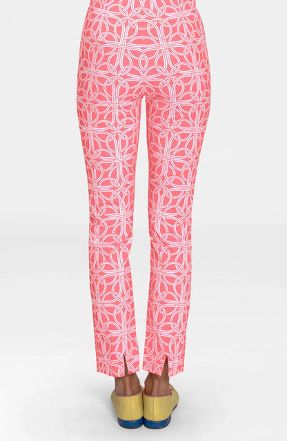 Gripeless Pull On Pants - Ring Toss in Melon