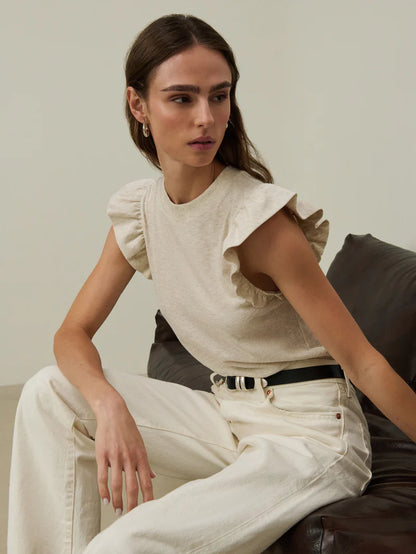 Paulette Tank - Heather Oatmeal