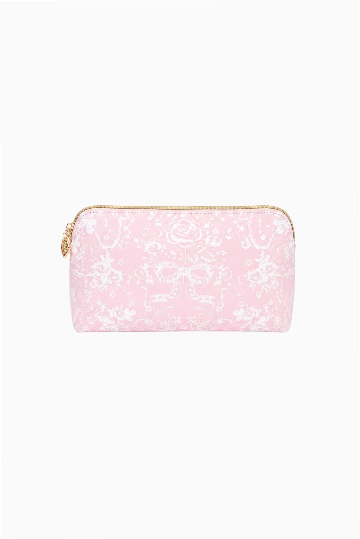 Toile Print Small Travel Pouch - Ballet Shimmer