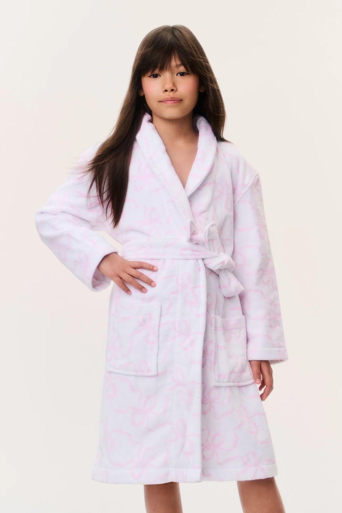 Children's Robe - Pink Bonnet