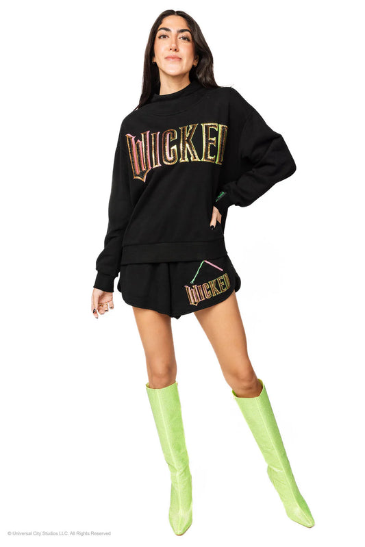 Licensed Black 'Wicked' Logo Sweatshirt