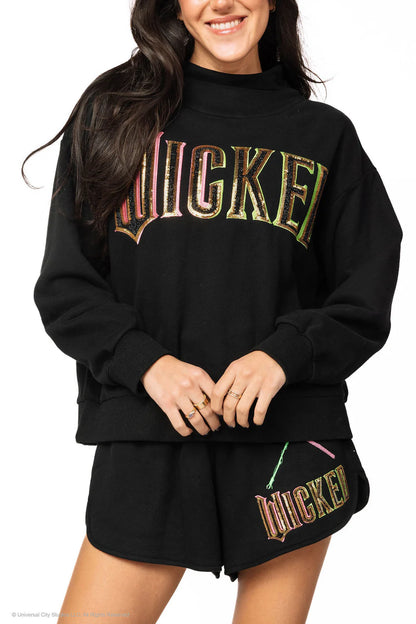 Licensed Black 'Wicked' Logo Sweatshirt