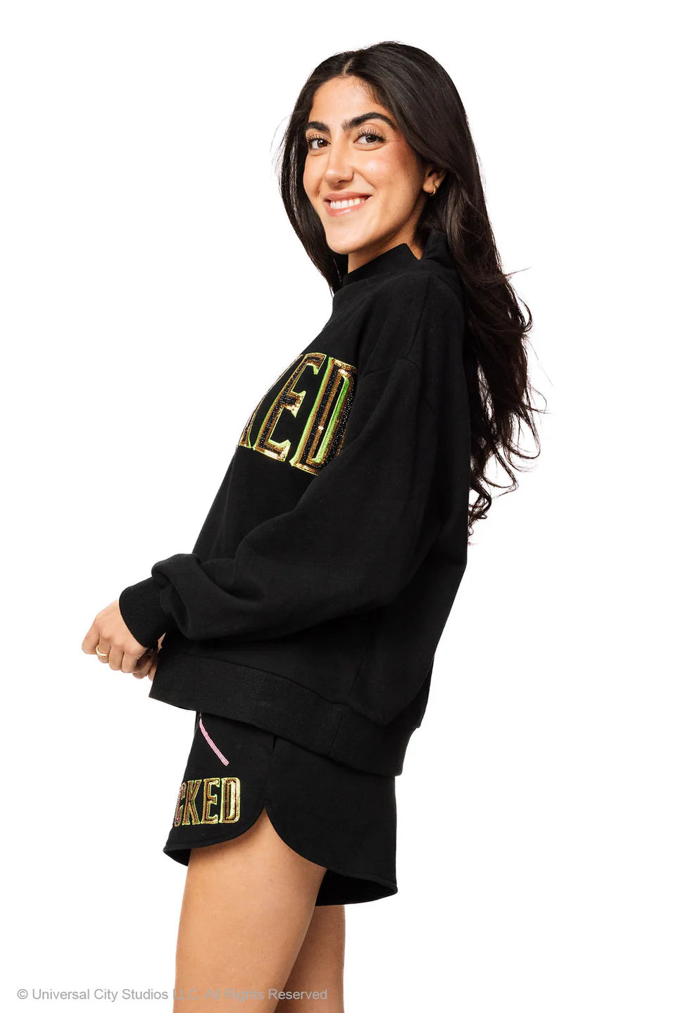 Licensed Black 'Wicked' Logo Sweatshirt