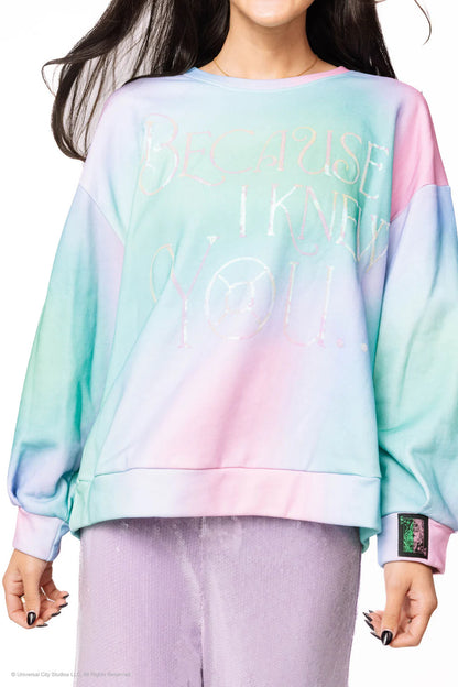 Licensed 'Because I Knew You' Sweatshirt