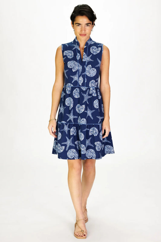 Robin Dress - Marine Mosaic