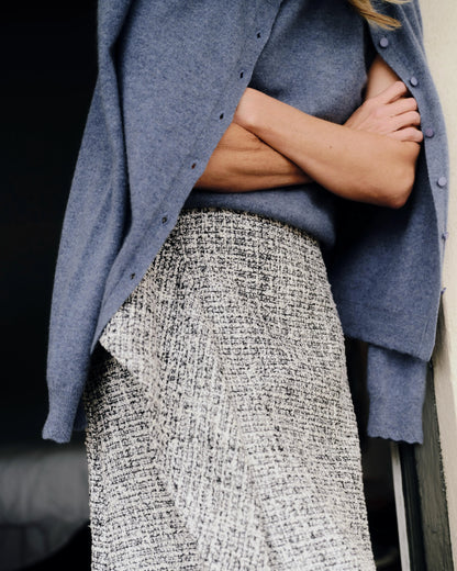 Lucy Long Sleeve Cardigan - Gallery Blue