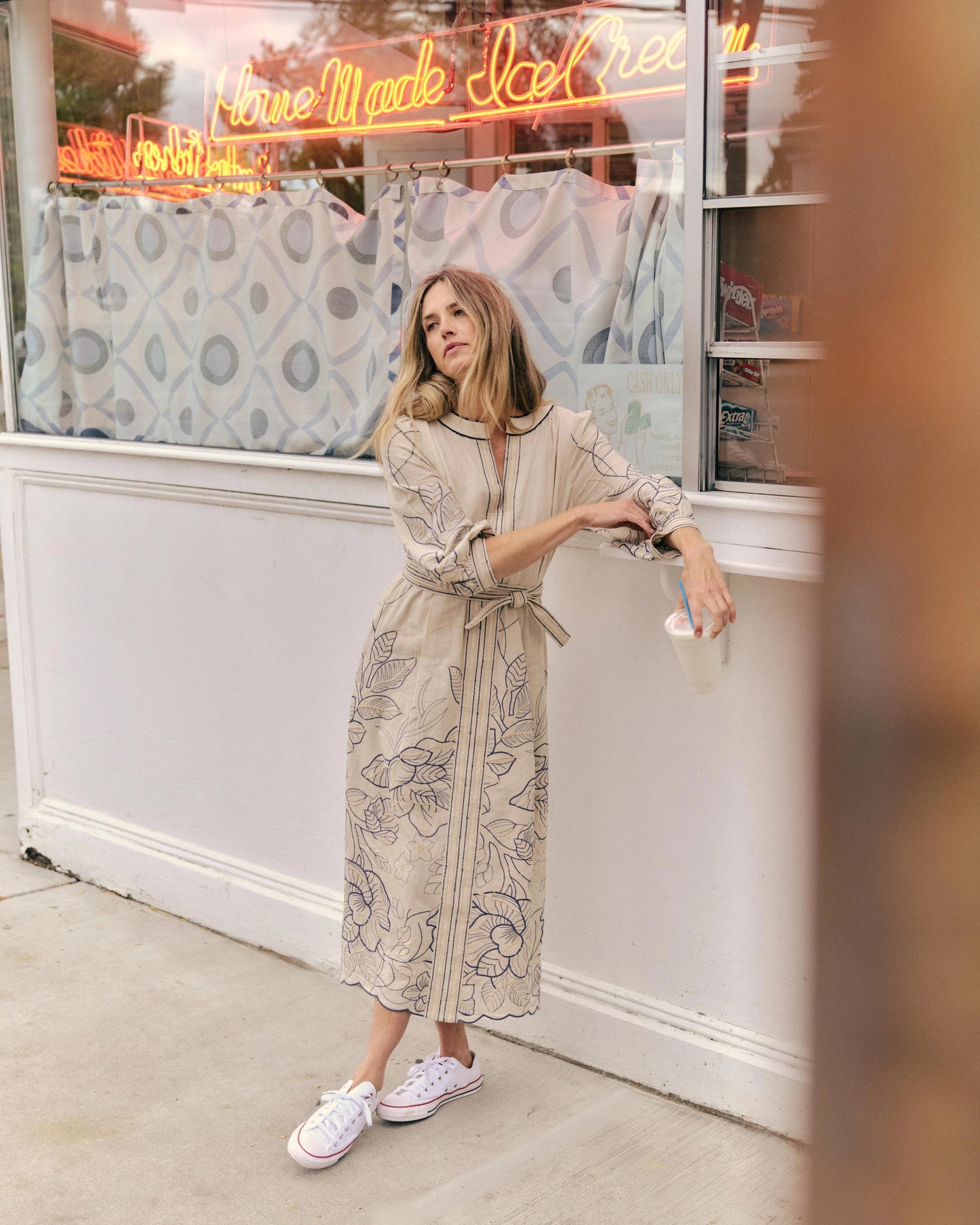 Sandy Dress - Natural Linen