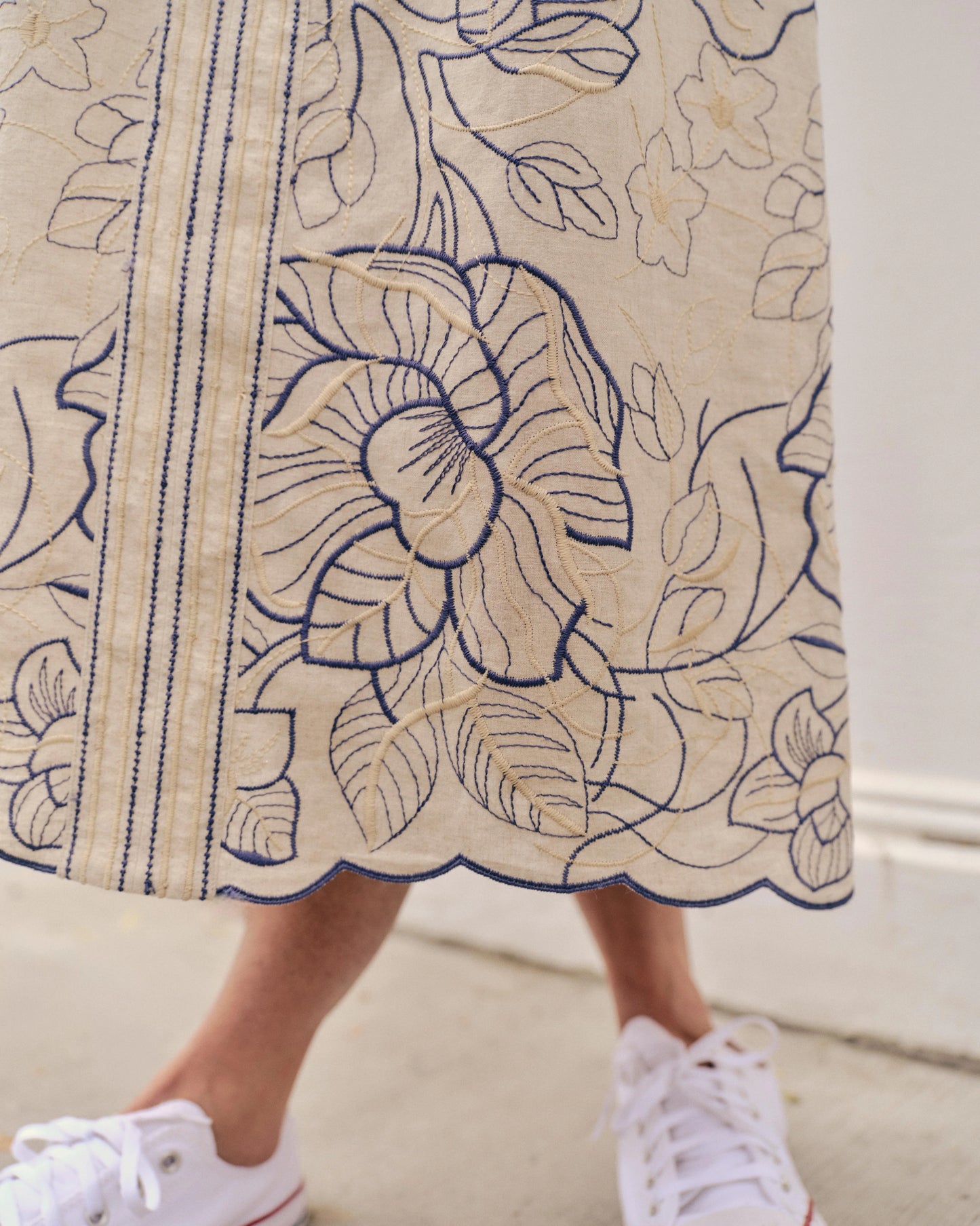 Sandy Dress - Natural Linen