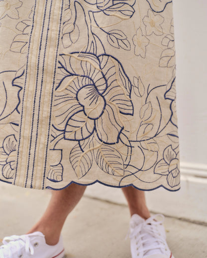 Sandy Dress - Natural Linen