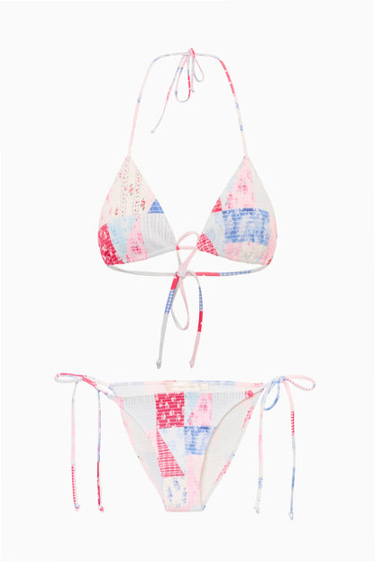 Saoirse Patchwork Bikini - Blueberry Sundae