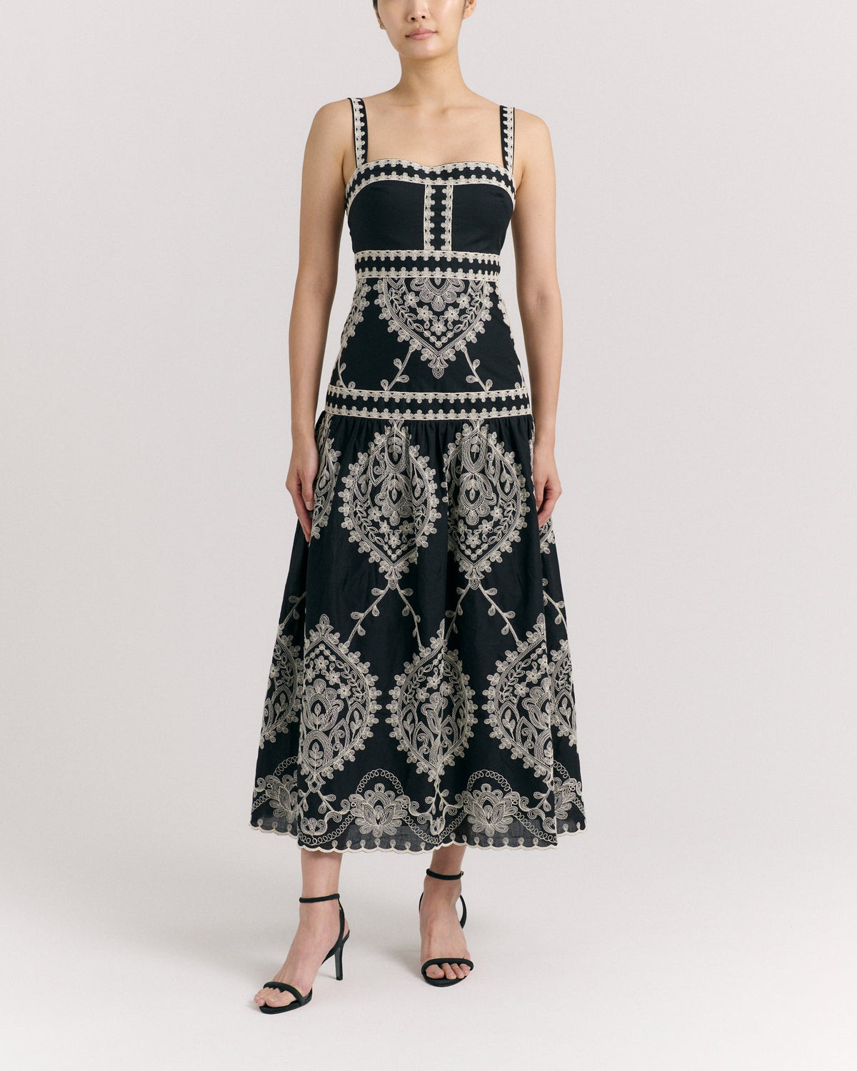 SP26 Adair Midi Dress-Noir