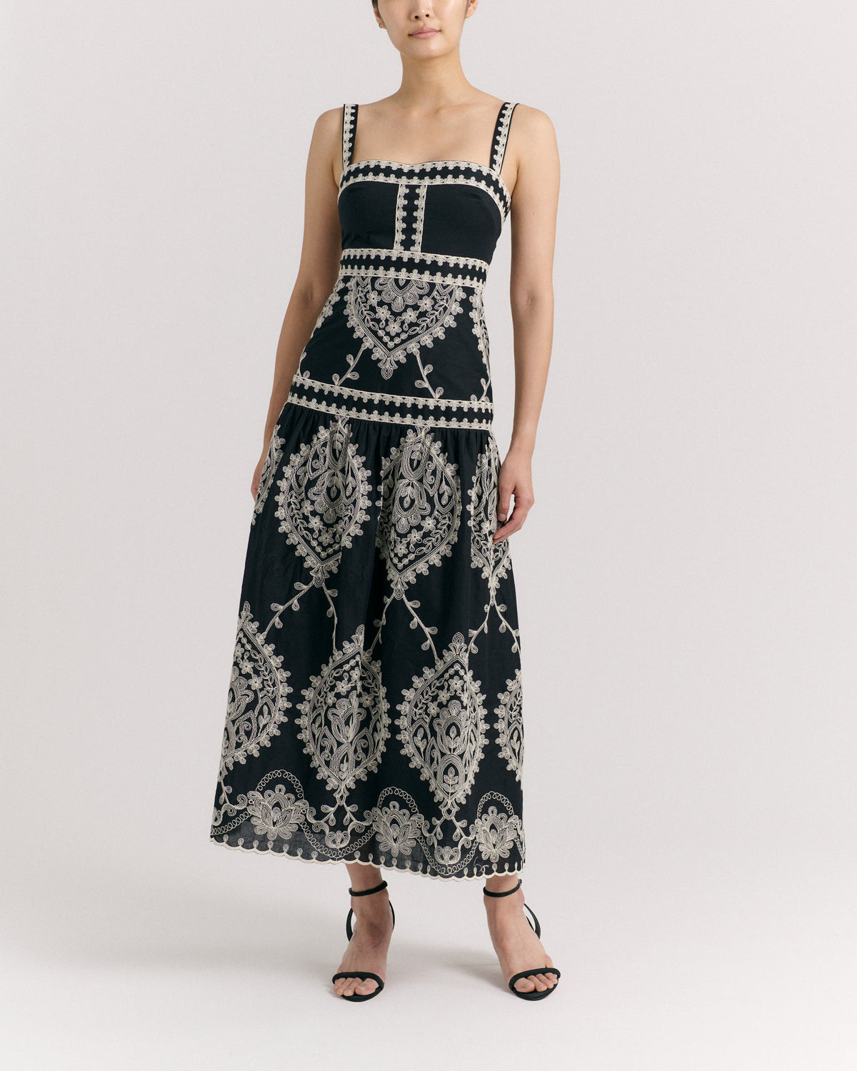 SP26 Adair Midi Dress-Noir