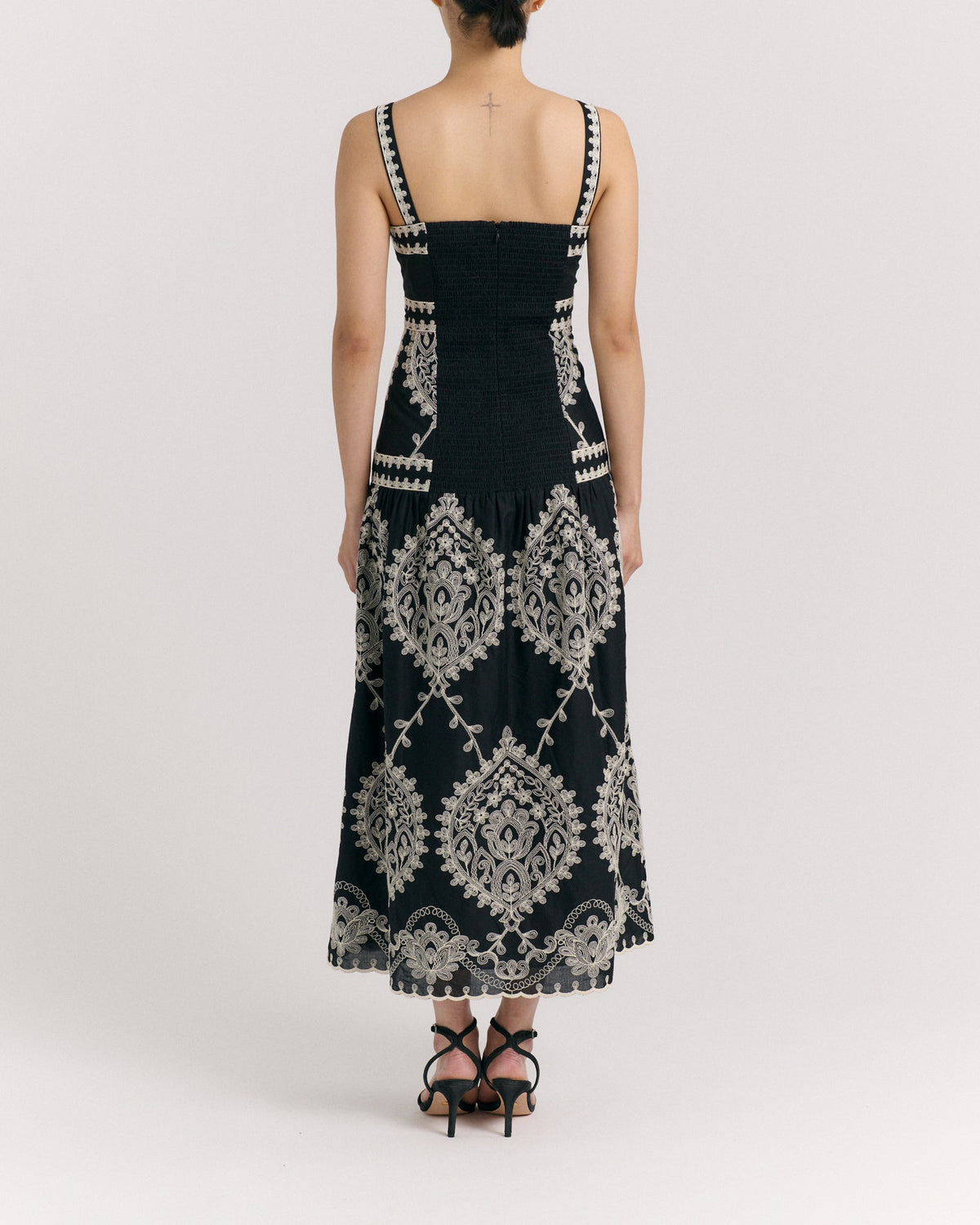 SP26 Adair Midi Dress-Noir