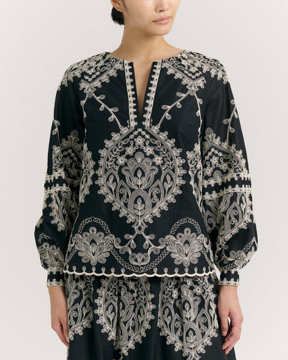 SP26 Ynez Top-Noir