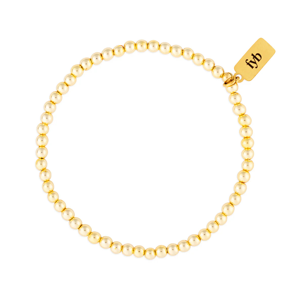 Mini Gold Staple Bracelet