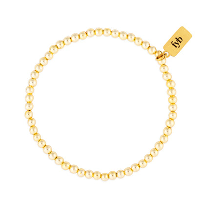 Mini Gold Staple Bracelet