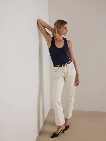 Stella Ribbed Tank - Night Sky