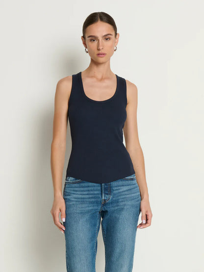 Stella Ribbed Tank - Night Sky