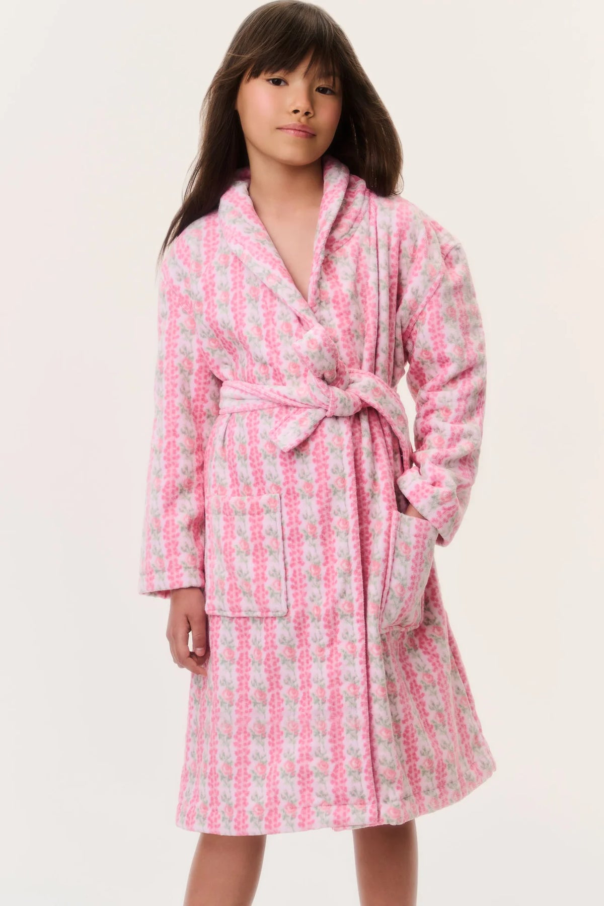 Children's Robe - Strawberry Macaron