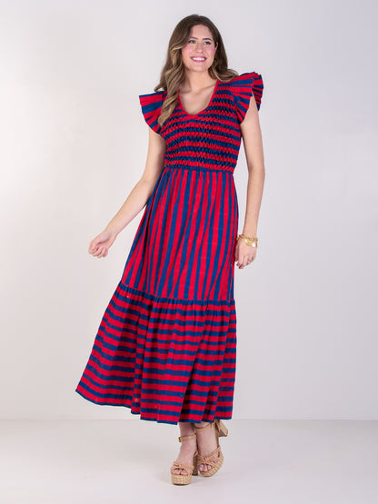 Grace Maxi Dress - Americano Stripe