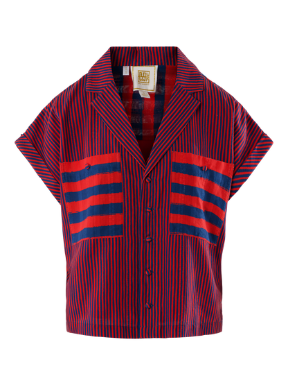 Luna Top - Americano Stripe