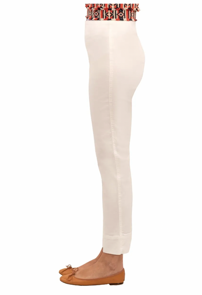 GripeLess Denim Pull On Pant - White