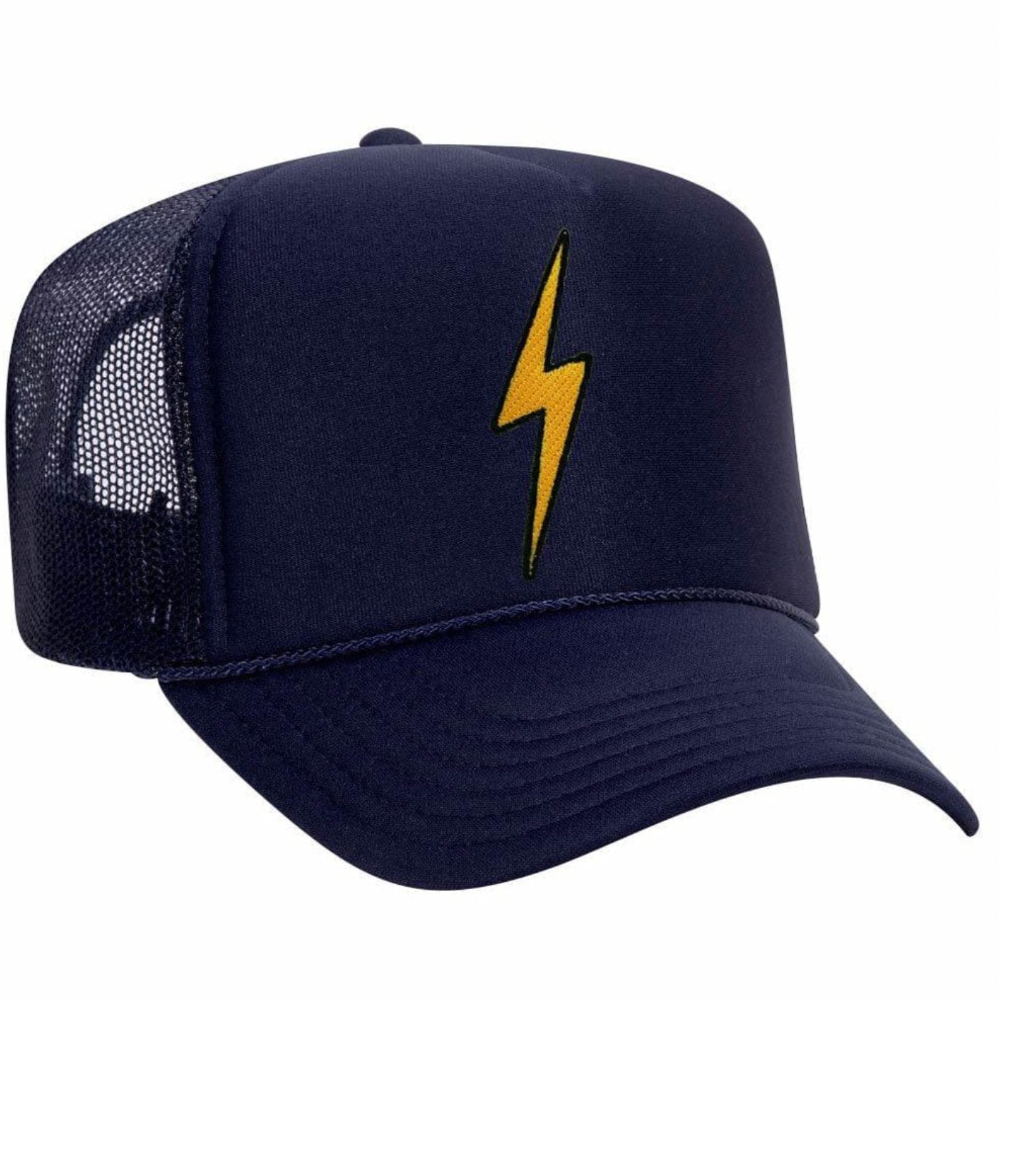 Vintage Bolt Trucker Hat - Navy
