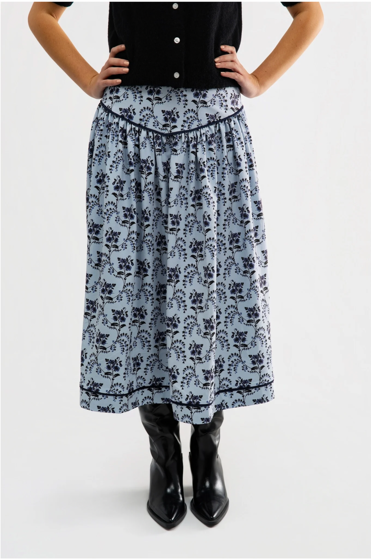 Theodora Skirt - Cornflower Parlour