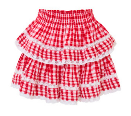 Ruffle Mini Skirt - Cupids Bow