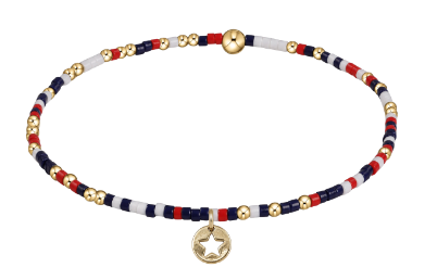 Hope Unwritten Bracelet - Firecracker - Star Small Gold Disc