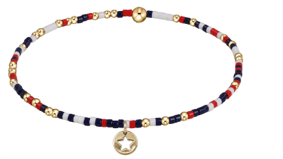 Extends Hope Unwritten Bracelet - Firecracker - Star Small Gold Disc