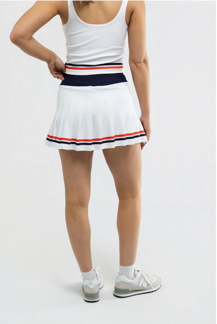 Grey Skort - White/TN