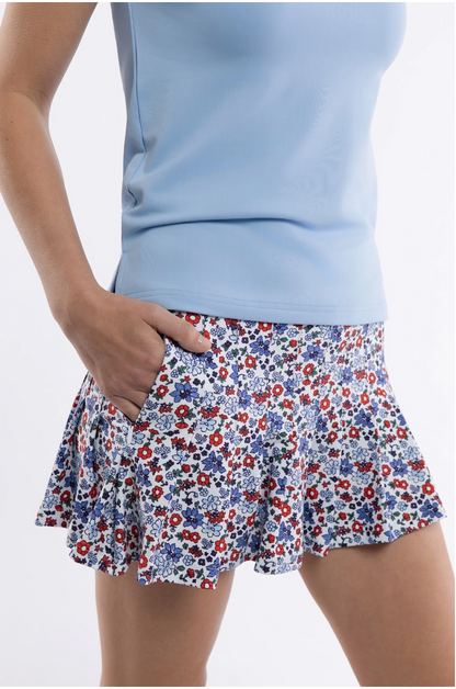 Grey Skort - Dune Floral