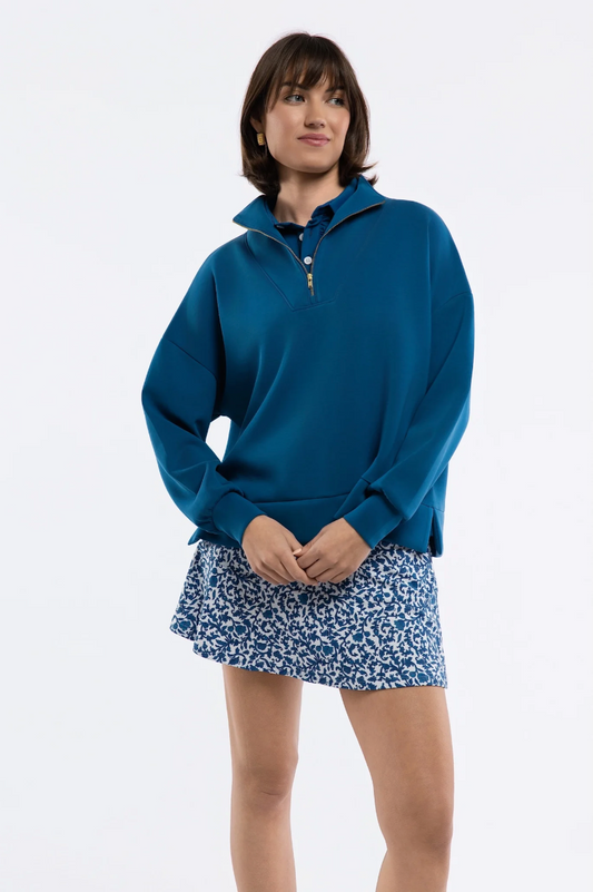 Morgan Quarter Zip - Porcelain
