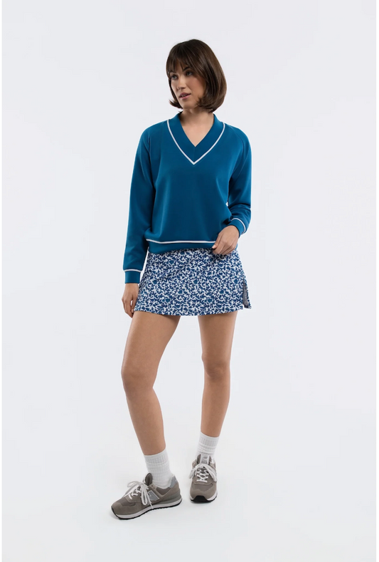 Candace Pullover - Porcelain