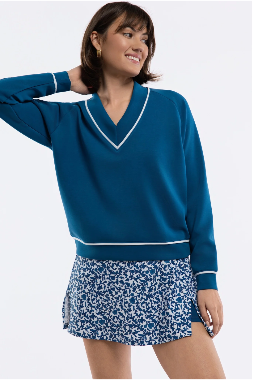 Candace Pullover - Porcelain