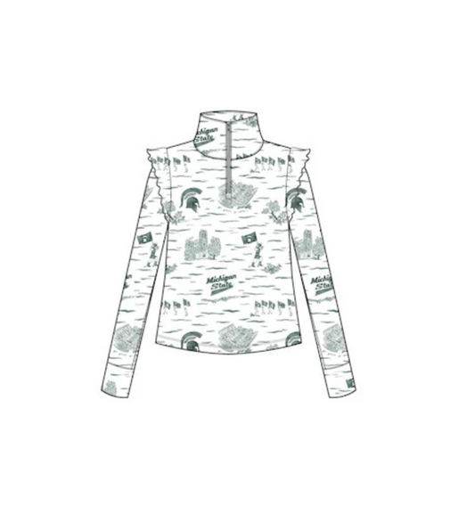 Grayson Quarter Zip - Michigan State Toile