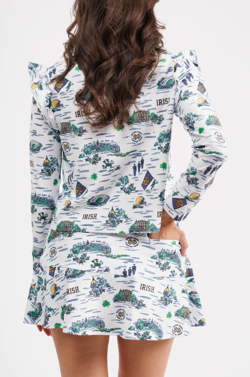 Molly Skort - Notre Dame Toile