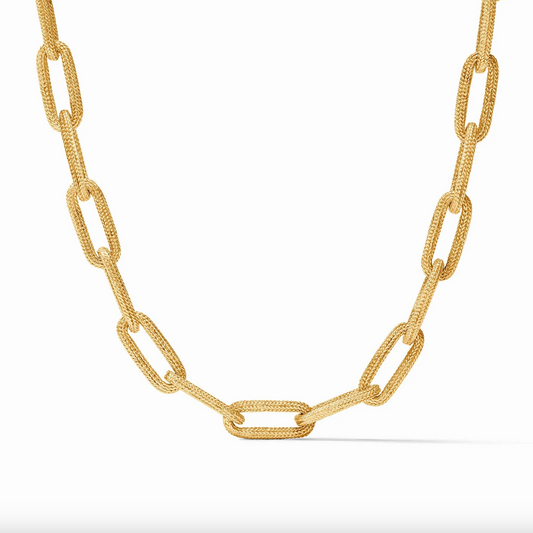 Cheval Paperclip Link Necklace - Gold