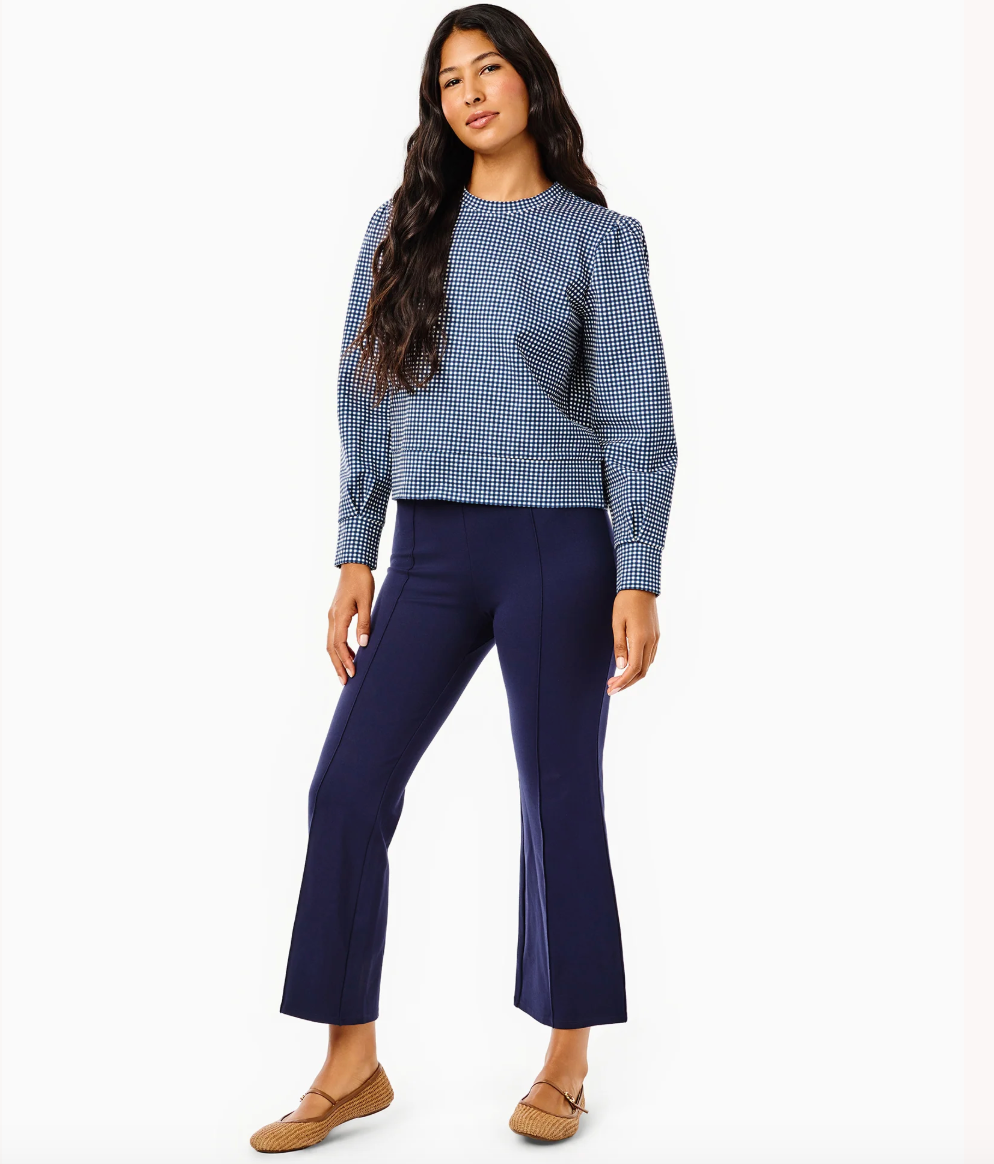 Ponte Waverly Pants - Navy