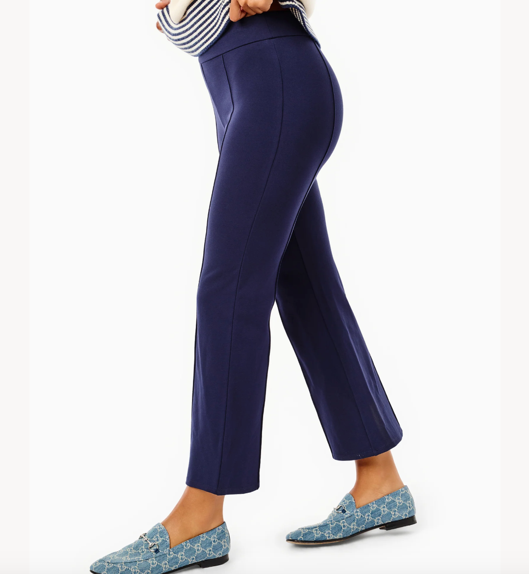 Ponte Waverly Pants - Navy