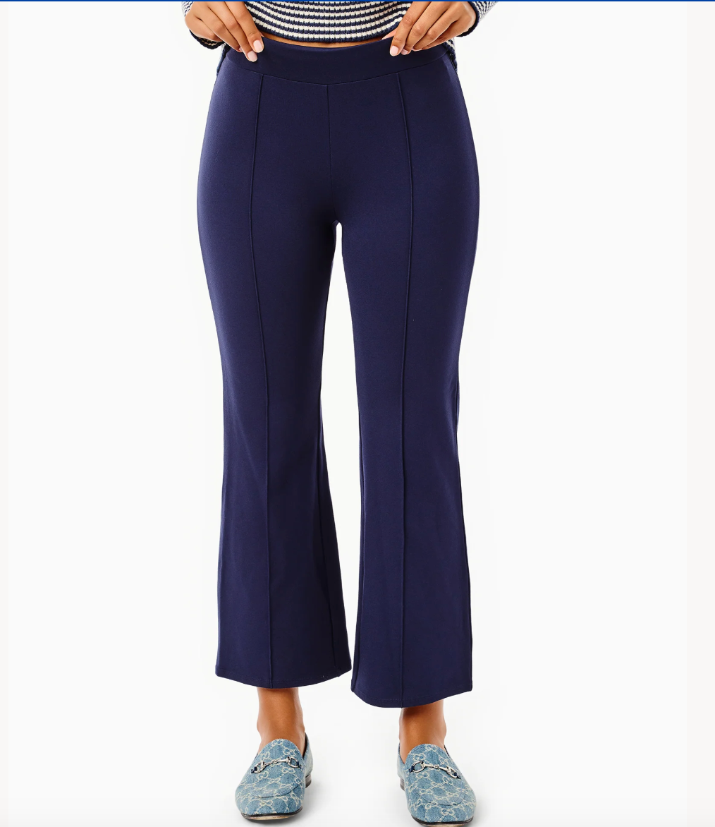 Ponte Waverly Pants - Navy