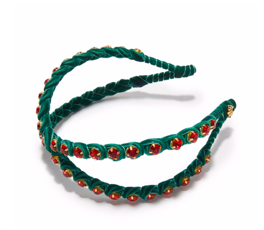 Crossover Crystal Headband - Alpine